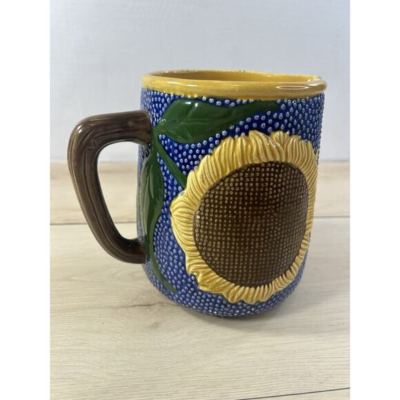 VNTG 1992 Sunflower MMA Museum Modern Art Tea Beverage PITCHER Spring - Picture 4 of 9